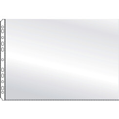 Pochette Quantore A3 11 perforations PP 0,08 nervurée paysage 10 pièces