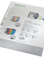Leitz Showtas Leitz Premium standaard 11-gaats copy safe 0.085mm PP A4 transparant