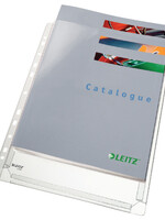Leitz Pochette à soufflet Leitz Premium A4 PVC 0,17mm bande perforée 5 pcs transparent