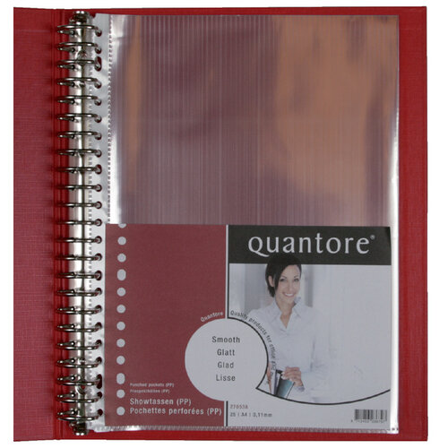 Quantore Pochette Quantore 23 perforations PP 0.11 lisse 25 pièces