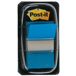 Indextabs 3M Post-it 680 25.4x43.2mm blauw