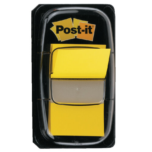 Post-it Indextabs 3M Post-it 680 25.4x43.2mm geel