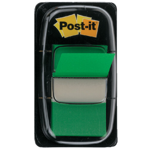 Post-it Indextabs 3M Post-it 680 25.4x43.2mm groen