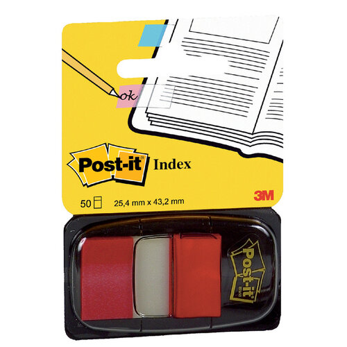 Post-it Marque-pages 3M Post-it 6801 rouge