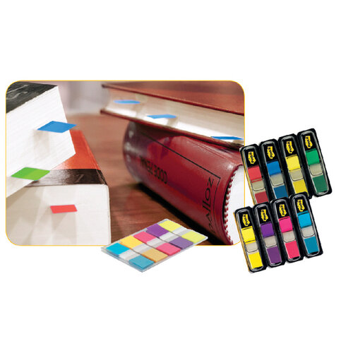 Post-it Indextabs 3M Post-it 680 24mmx43.2mm helder assorti