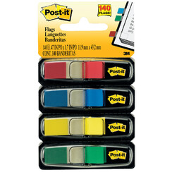 Marque-pages 3M Post-it 6834 étroit assorti