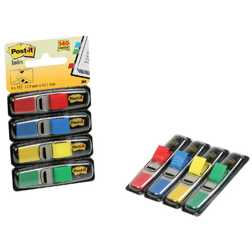 Post-it Indextabs 3M Post-it 6834 11,9x43,1mm assorti