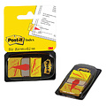 Post-it Indextabs 3M Post-it 68031 25,4x43.2mm " hier ondertekenen" geel