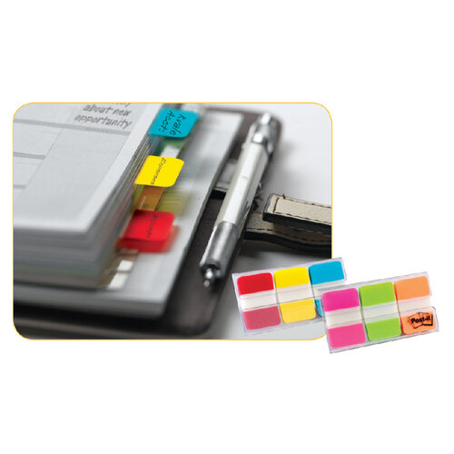 Post-it Indextabs 3M Post-it 686 25.4x38.1mm strong assorti