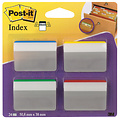 Post-it Marque-pages 3M Post-it 686A1 strong 50mm 4 couleurs