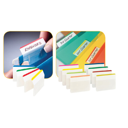 Post-it Marque-pages 3M Post-it 686A1 strong 50mm 4 couleurs