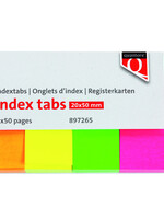 Quantore Indextabs Quantore 20x50mm neon