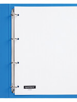 Quantore Intercalaires Quantore 4 perforations 1-5 numérotés PP blanc