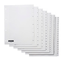 Quantore Intercalaires Quantore 4 perf numéro 1-31 blanc PP