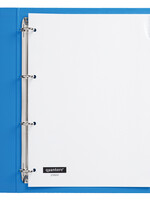 Quantore Intercalaires Quantore 4 perf 10 onglets à fenêtre blanc PP