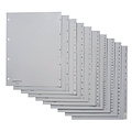 Quantore Intercalaires Quantore 4 perf 20 onglets A-Z gris PP