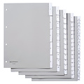 Quantore Intercalaires Quantore 4 perf 20 onglets A-Z gris PP