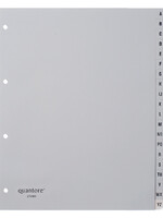 Quantore Intercalaires Quantore 4 perf 20 onglets A-Z gris PP