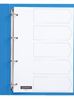 Quantore Tabbladen Quantore 4-gaats 5-delig assorti tabs PP