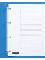 Quantore Tabbladen Quantore 4-gaats 10-delig assorti tabs PP