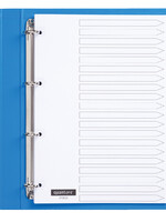 Quantore Intercalaires Quantore 4 perf numéro 1-20 blanc carton