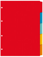 Kangaro Tabbladen Kangaro 4-gaats PE405 5-delig assorti karton