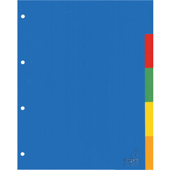 Intercalaires Kangaro A405 5 onglets PP assorti