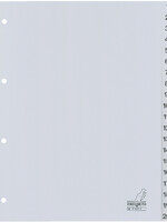 Kangaro Tabbladen Kangaro 4-gaats G420C 1-20 genummerd grijs PP