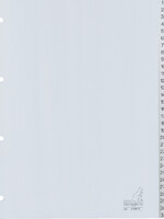 Kangaro Intercalaires Kangaro 4 perf G431C numéro 1-31 gris PP