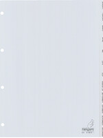 Kangaro Tabbladen Kangaro 4-gaats G412J 12-delig maanden grijs PP