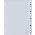 Kangaro Intercalaires Kangaro 4 perf G420AZ 20 onglets A-Z gris PP