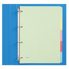 Intercalaires Qbasic 4 perforations 5 onglets carton assorti