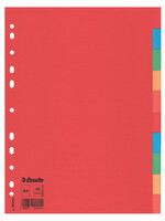 Esselte Intercalaire Esselte A4 11perf carton 10 onglets