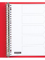 Quantore Tabbladen Quantore 23-gaats 5-delig assorti tabs PP