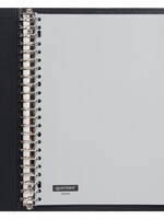 Quantore Intercalaires Quantore 23 perf 20 onglets à fenêtre gris