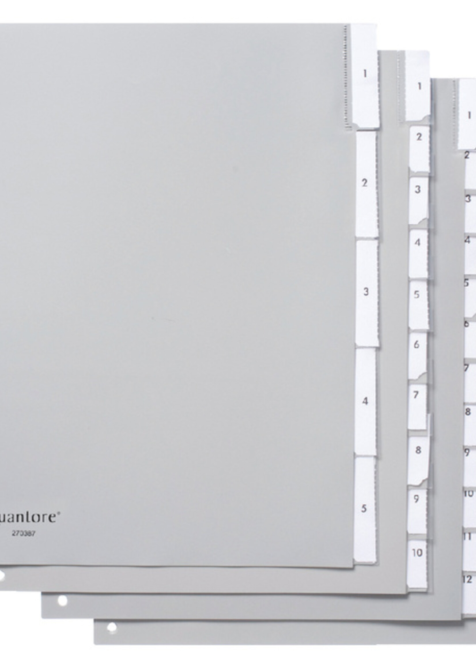 Quantore Intercalaires Quantore 23 perf numéro 1-10 extra large PP