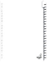 Kangaro Tabbladen Kangaro 23-gaats PK412JM 12-delig maand karton