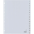 Kangaro Intercalaires Kangaro 23 perf G415CM numéro 1-15 gris PP