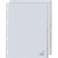 Kangaro Intercalaires Kangaro 23 perf G452CM numéro 1-52 gris PP