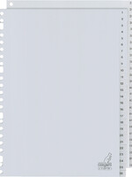 Kangaro Intercalaires Kangaro 23 perf G452CM numéro 1-52 gris PP