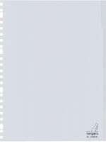 Kangaro Tabbladen Kangaro 23-gaats G405FM 5-delig+venster grijs PP