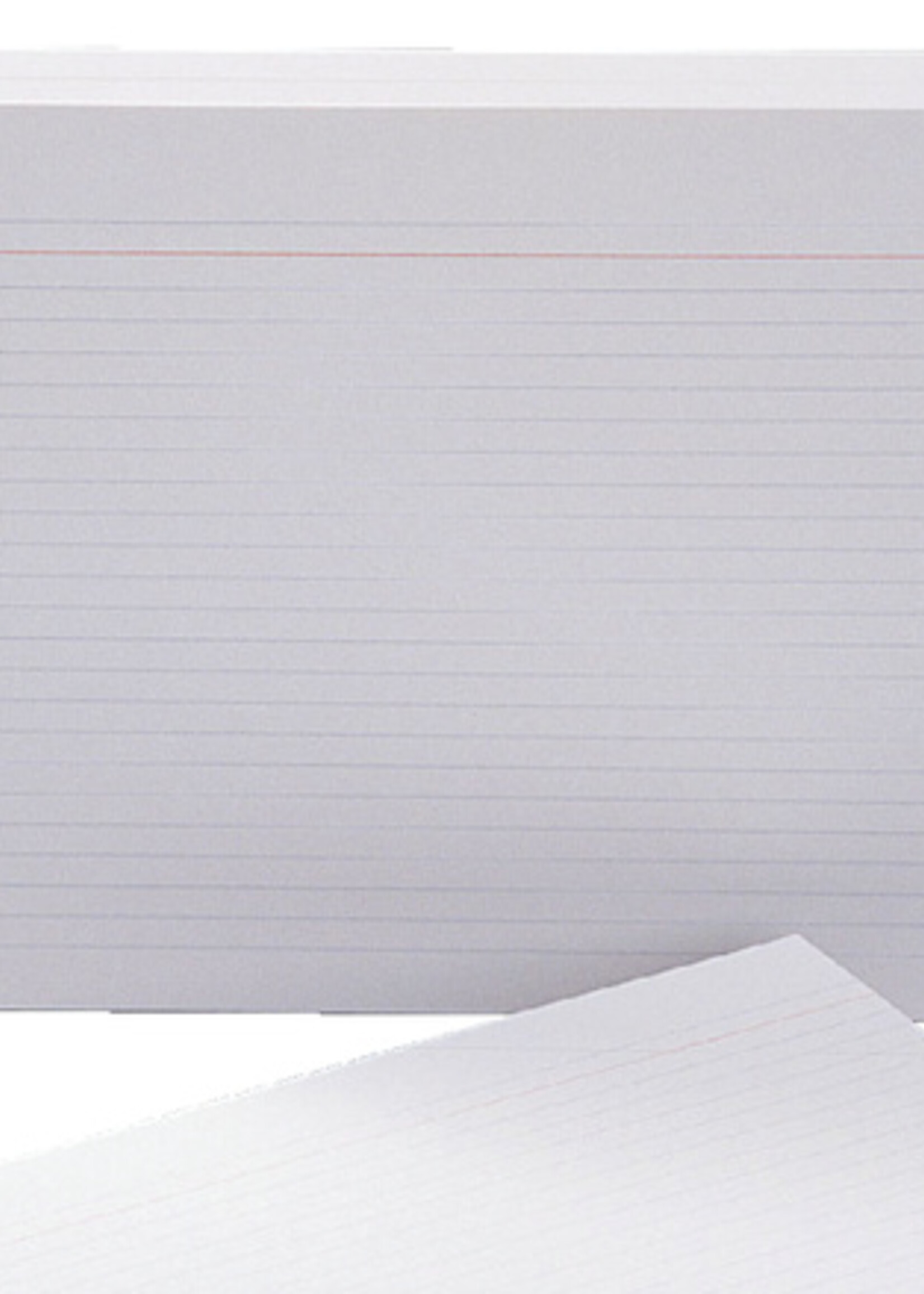 Aurora Fiches bristol Aurora 150x200mm ligné + marge en-tête rouge