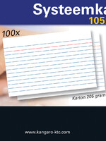 Kangaro Fiches bristol A7 105x148mm 100 pièces