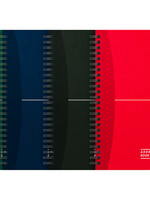 Oxford Adresboek Oxford Office Essentials A5 72vel dubbelspiraal assorti