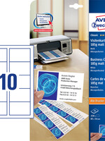 Avery Zweckform Carte de visite Avery Zweckform C32010-25 85x54mm 185g 250 pièces