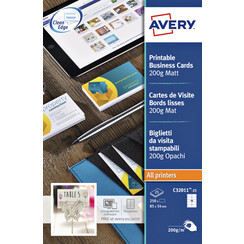 Visitekaart Avery C32011-10 85x54mm 200gr 100 stuks