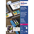 Avery Visitekaart Avery C32026-25 2-zijdig 270gr 250stuks