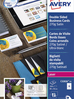Avery Visitekaart Avery C32026-25 2-zijdig 270gr 250stuks
