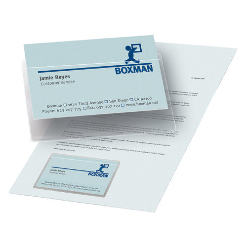 3L Visitekaarttas 3L 10114 95x60mm zelfklevend 100 stuks