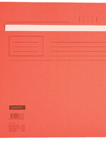 Quantore Vouwmap Quantore Folio ongelijke zijde 230gr rood